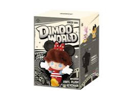 Pop Mart Dimoo World × Disney Series Vinyl Plush Keychain Blind Box Single Box