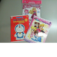 Set of 3 children's coloring pages