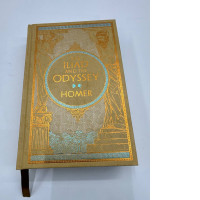 ILIAD AND ODYSSEY HOMER Samuel Butler Leather Bound Collectible Deluxe Gift Book