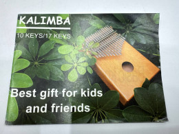 Kalimba Thumb Piano Tutorial Book Unokki 17 Keys