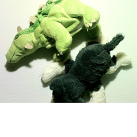 Toys dog and dragon 2 pcs.