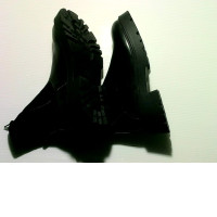 kids black leather shoes