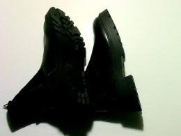 kids black leather shoes
