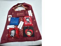 Set of 5 Foldable tote bag with pattern