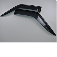 1 set of Front and Rear of car (2 Left and 2 right) BIG Wide-Type Weather Guard / Rain Deflector / Window Visor