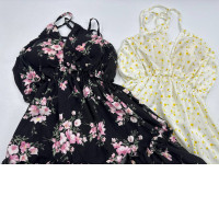 Set of 2 Women's white and black dress 