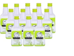 Set of 12 White liquid medicine, Flying Rabbit brand 