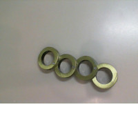 Metal decoration, 4 rings connected