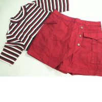 Set of red shorts and a T-shirt Set of red shorts and a T-shirt