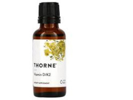 Thorne Research, Vitamin D/K2 Liquid, 1 Fl Oz