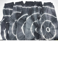 Set of 5 Gray round shell pattern home pants 