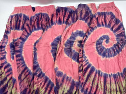 Set of 5 Pink feather pattern home pants