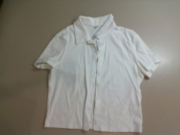 White women's shirt, short sleeve White women's shirt, short sleeve