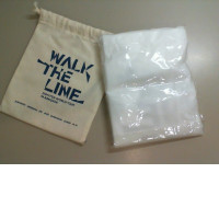 Raincoat gift bag from the concert, Walk the Line Bangkok