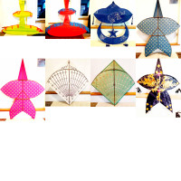 LARGE SET OF FLYING SNAKES