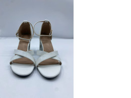 White women's hollef shoes