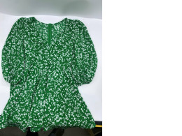 White green women's dress White green women's dress