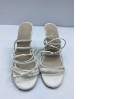 White women's shoes with laces