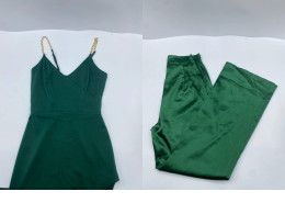 Green women's suit