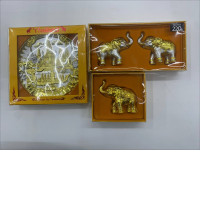 Set of 3 Thai souvenirs, elephant shape