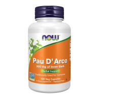 Amazon.com: NOW Foods Supplements, Pau D'Arco (Tabebuia heptaphylla) 500 mg, Herbal Support, 100 Veg Capsules