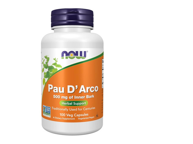 Amazon.com: NOW Foods Supplements, Pau D'Arco (Tabebuia heptaphylla) 500 mg, Herbal Support, 100 Veg Capsules Amazon.com: NOW Foods Supplements, Pau D'Arco (Tabebuia heptaphylla) 500 mg, Herbal Support, 100 Veg Capsules