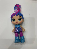 Blue dressed small doll