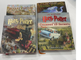 Set of  4 Harry Potter books