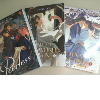 3 volumes of book in Thai, love