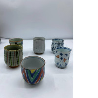 Set of 6 Glass, Japanese tall tea glass