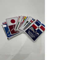 Set of country cards