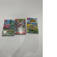 Set of Nintendo switch games