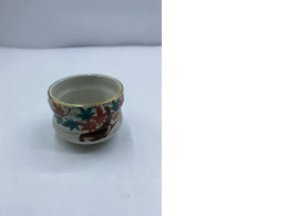 Glass, tea glass, Japanese, leaf pattern