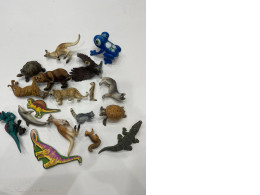Set of small plastic toys