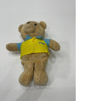 Bear in yellow t-shirt soft toy
