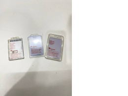 Set of 3 cardholders