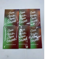 Set of 6 postcard ZeeNuNew Come Rain Come Shine Set of 6 postcard ZeeNuNew Come Rain Come Shine