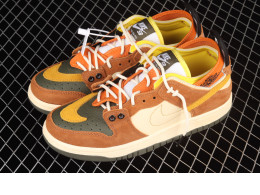  Nike SB Dunk Low PRO Orange Brwon Green BQ6817
