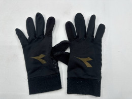 Black motorcycle gloves