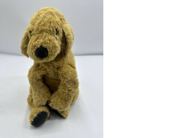 Brown dog soft toy