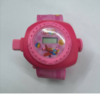 Pink kid's watch toy