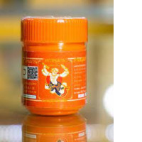 Hanuman brand herbal inhaler, orange color