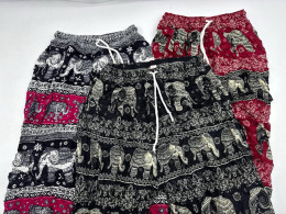 Set of 3 Long pants with elephant print
