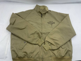 Men's beige jacket with collar