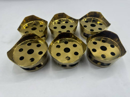 Set of 6 Brass alcohol stove Set of 6 Brass alcohol stove