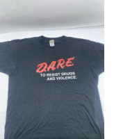 Black vintage round neck t-shirt Black vintage round neck t-shirt