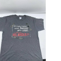 Vintage grey round neck t-shirt