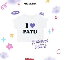 PATU White round neck T-shirt PATU White round neck T-shirt