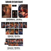 Set of 4  smartboom play within a play 04 dark guard photocard	