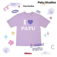 PATU Light purple round neck T-shirt
